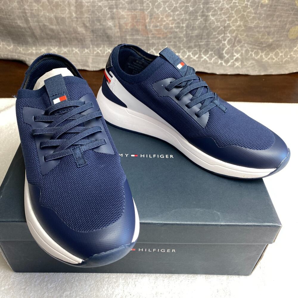 Tommy Hilfiger Arosa Sneakers Womens 9.5M Blue Casual Cool Normcore Indie Luxe